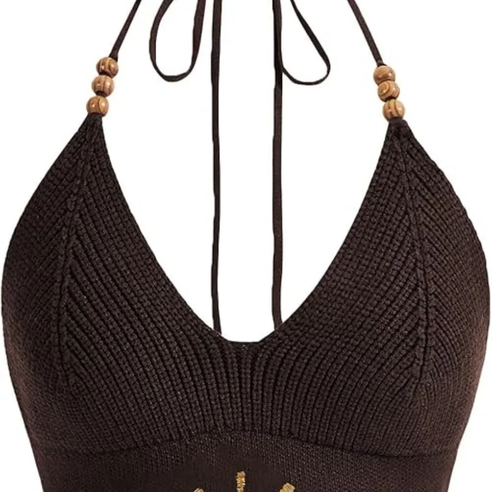 Women's Crop Halter Top - Picture 5 of 5